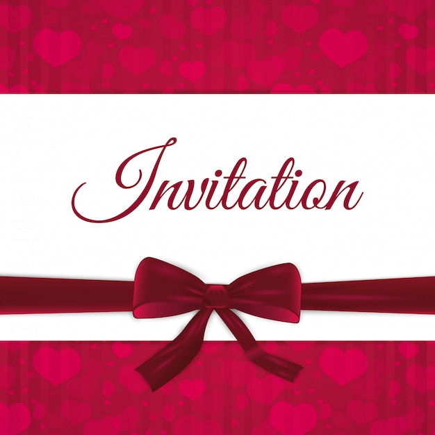 Vector invitation card