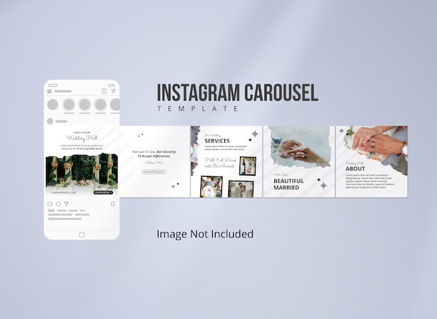 Invitation instagram carousel post
