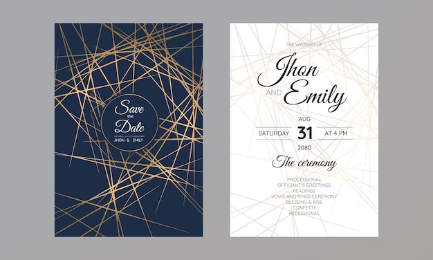 Invitation to the wedding background texture luxury liquid marble and gold