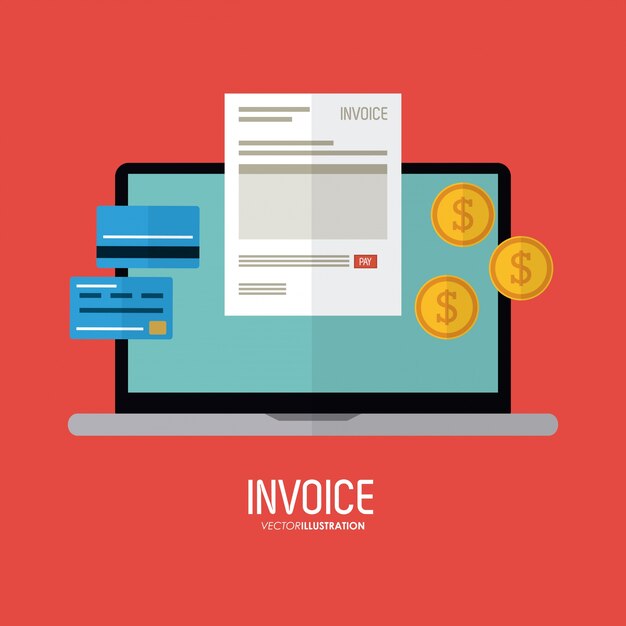 Vector invoice design