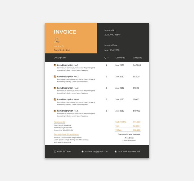 Invoice Design