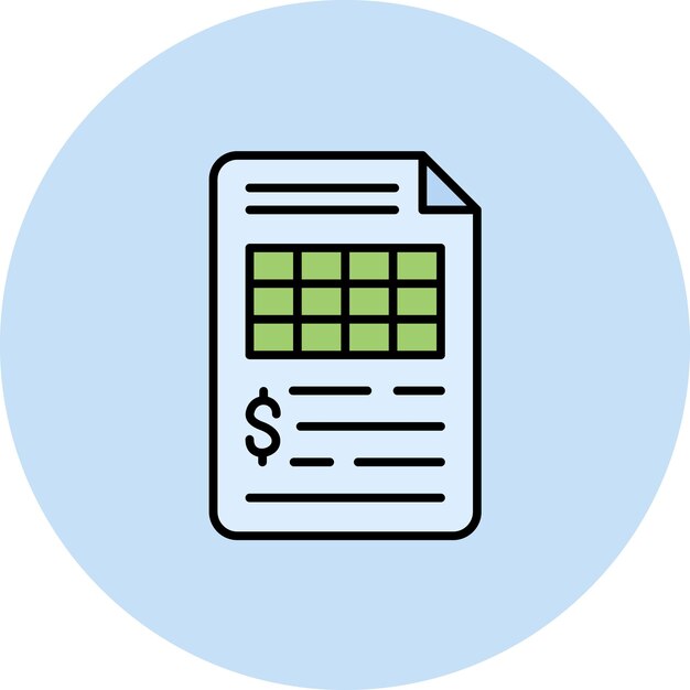 Invoice Flat Illustration