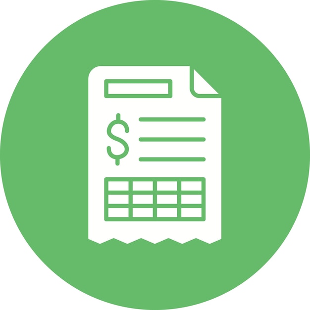 Invoice icon vector image Can be used for Accounting