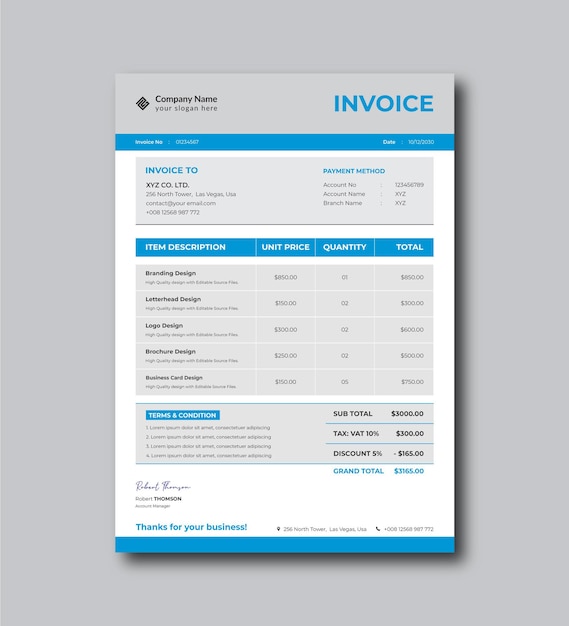 Invoice illustration