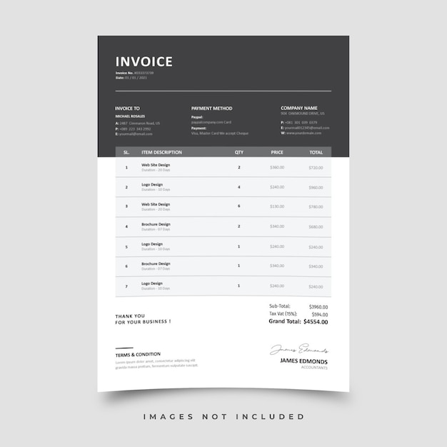 Invoice template