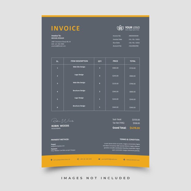 Invoice template