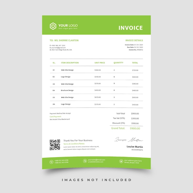 Invoice template