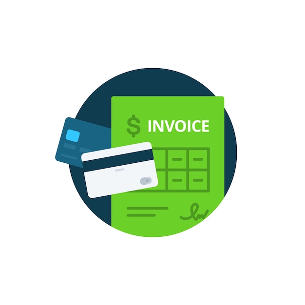 Invoice vector icon