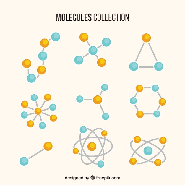 Vector inzameling van verschillende moleculen