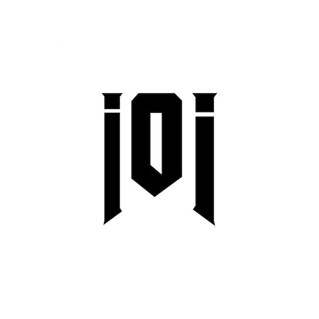 기술 회사에 대한 IOI 글자 로고 디자인 검은색과 색 컬러 조합 IOI 로고 IOI 터 IOI 디자인 IOI 아이콘 IOI 알파 IOI 타이포그래피 로고 디자인