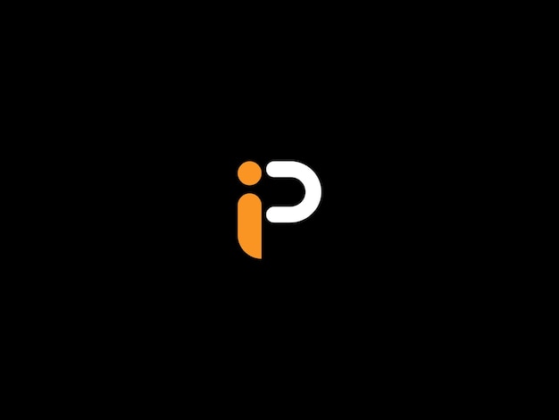 Вектор Дизайн логотипа ип
