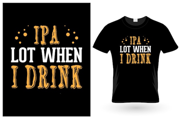 Ipa Lot Craft Beer T-shirt