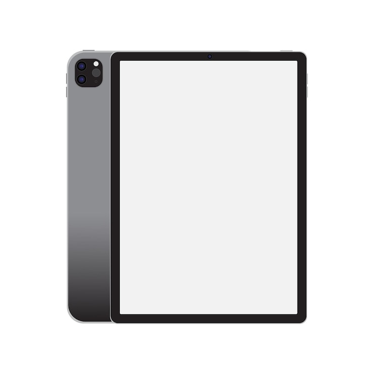 Vector ipad clipart vector ipad clipt of illustratie geïsoleerd op witte achtergrond