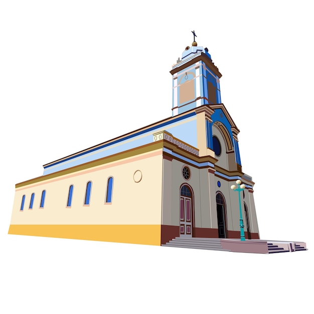 Vector iquique cathedral