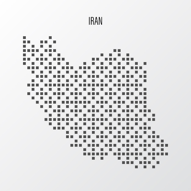 Vector iran map