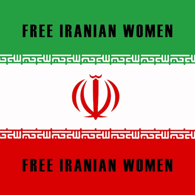 Вектор Протесты в иране, иранские женщины