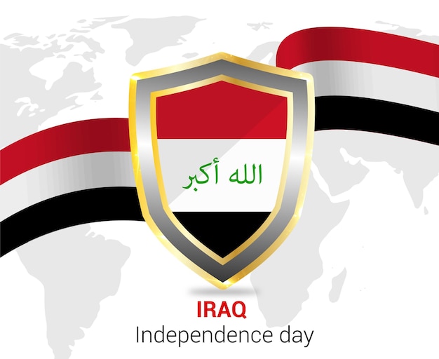 Vector iraq independence day