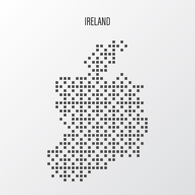 アイルランドの地図