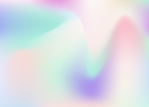 Iridescent Gradient Hologram Texture Blue Blur Background Met