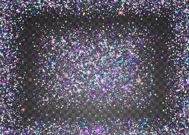 Iridescent Tinsel Retro Flare Festive Foil Glitter Art Blue