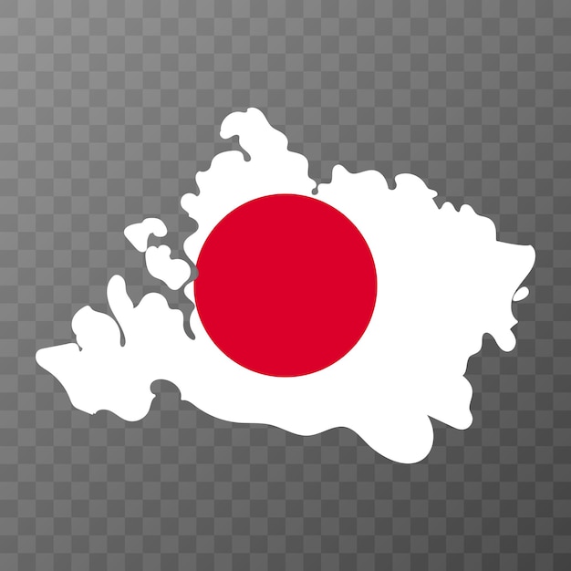 Iriomote island map Vector illustration