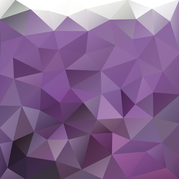 Vector iris purple and white polygonal background