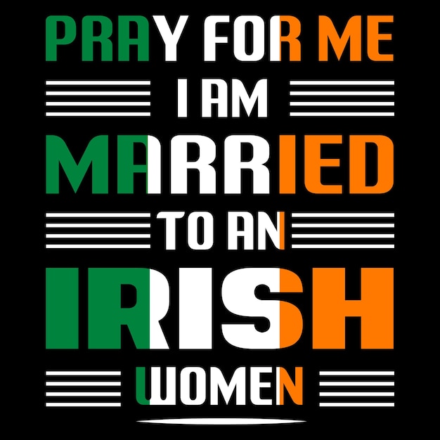 Irish t shirt design