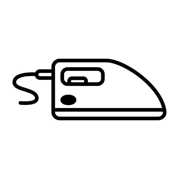 Iron icon vector