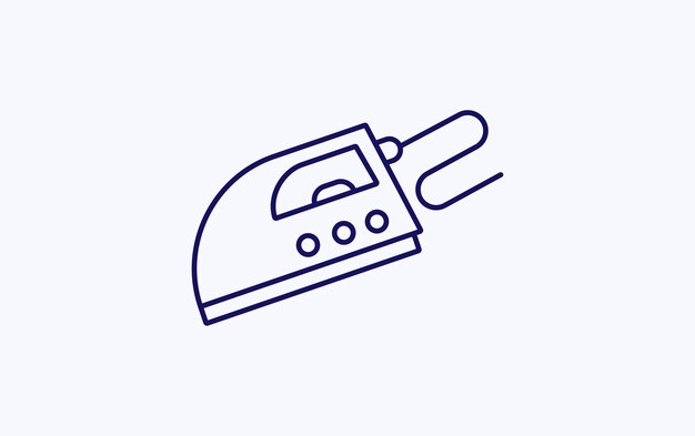 Iron illustration icon