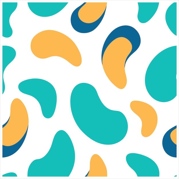 irregular seamless handdrawn pattern vector design