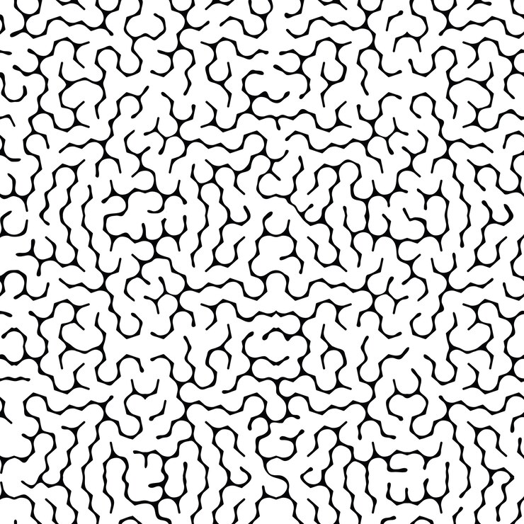 Vector irregular seamless pattern. abstract maze . labyrinth backround,  illustration.