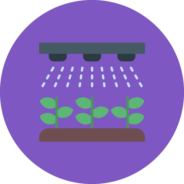 Irrigation Flat Illustration