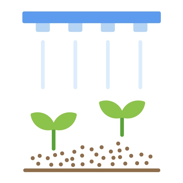 Irrigation Flat Illustration