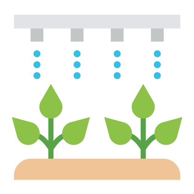 Irrigation Vector Illustration Style