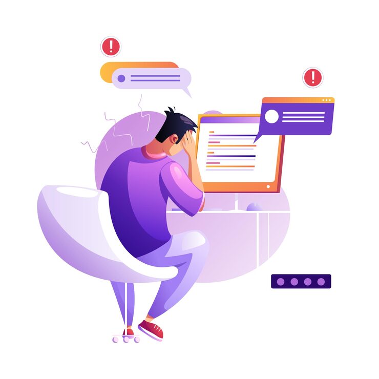 Vector irritable coder did not cope with the task development of programming and coding technologies