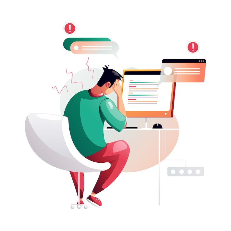 Vector irritable programmer did not cope with the task development of programming and coding technologies