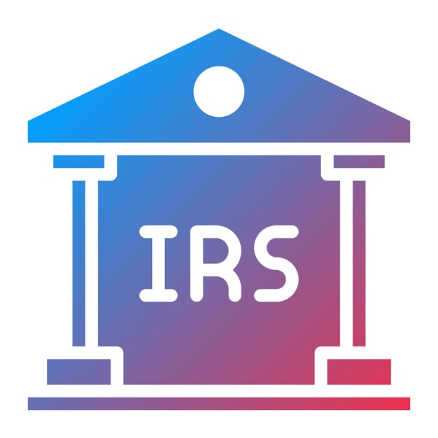 Irs icon vector image can be used for credit and loan