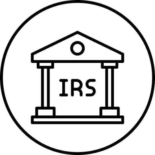 Irs icon vector image can be used for credit and loan