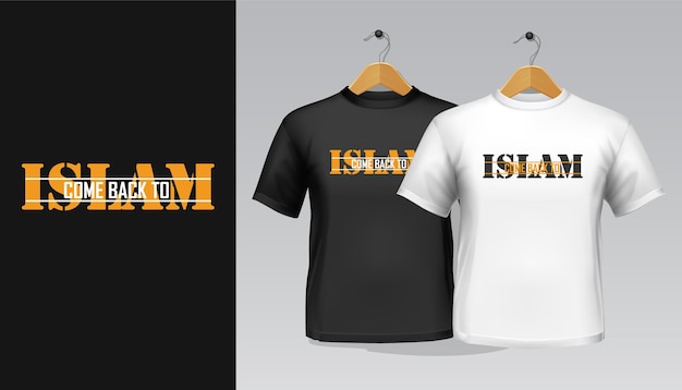 Islam typography t shirt Design