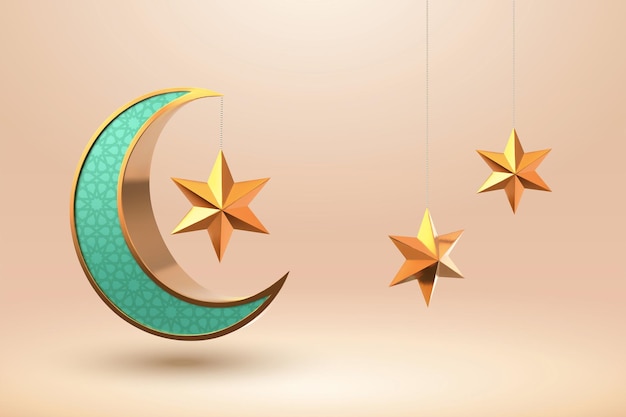 Исламский полумесяц и звезды
