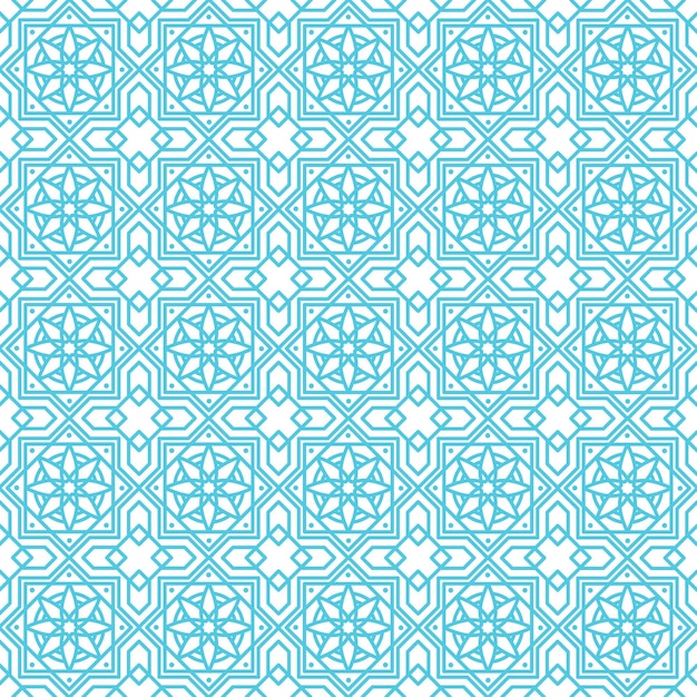 Исламский абстрактный орнамент бесшовные модели, арабский геометрический орнамент для фона