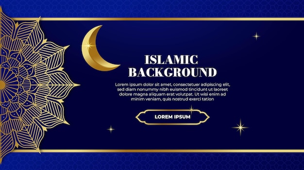 Islamic background banner template