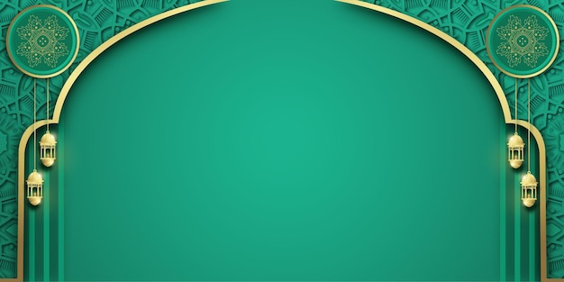 Vector islamic background for creat banner