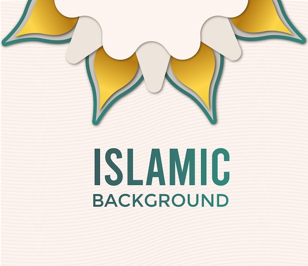 Design di sfondo islamico