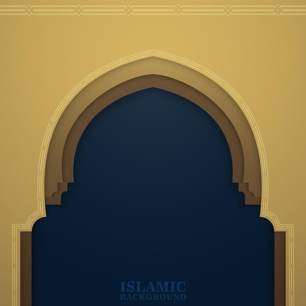 Islamic background is elegant and simple