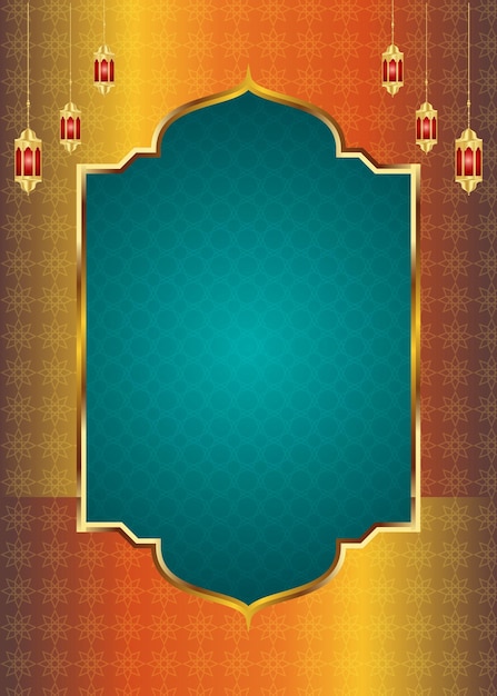 Vector islamic background mawlid al nabi ramadan kareem festival