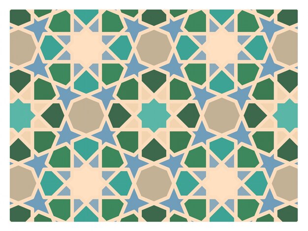 Islamic background. mosaic pattern.