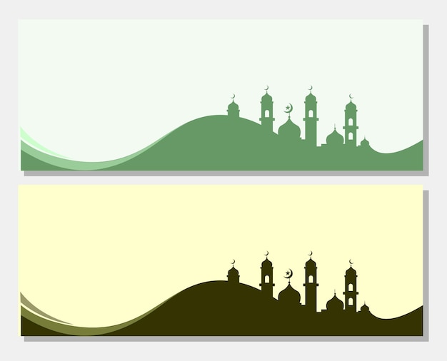 islamic background mosque banner