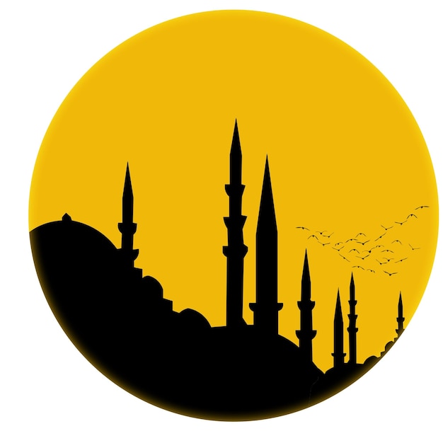 Islamic background vector perfect for Ramadan Kandil Laylat alQadr or Kadir Gecesi themes