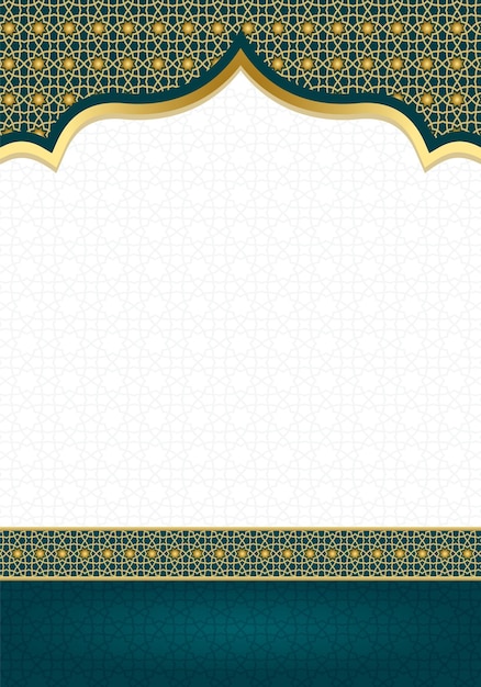 Vector islamic background with arabic pattern arabic book cover ramadan background